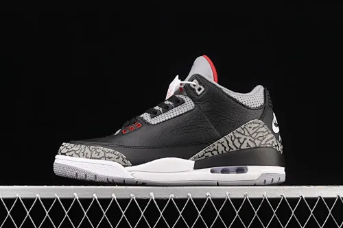All categories Air Jordan Jordan series basketball shoes Air Jordan 3 J version Air Jordan 3 Retro Black Cement (2018) AJ3 Joe 3 replica black cement 854262-001